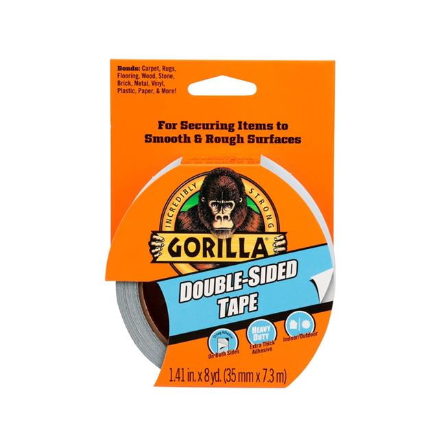 The Gorilla Glue B3140075 Double Sided Tape - 288 in. - Clear
