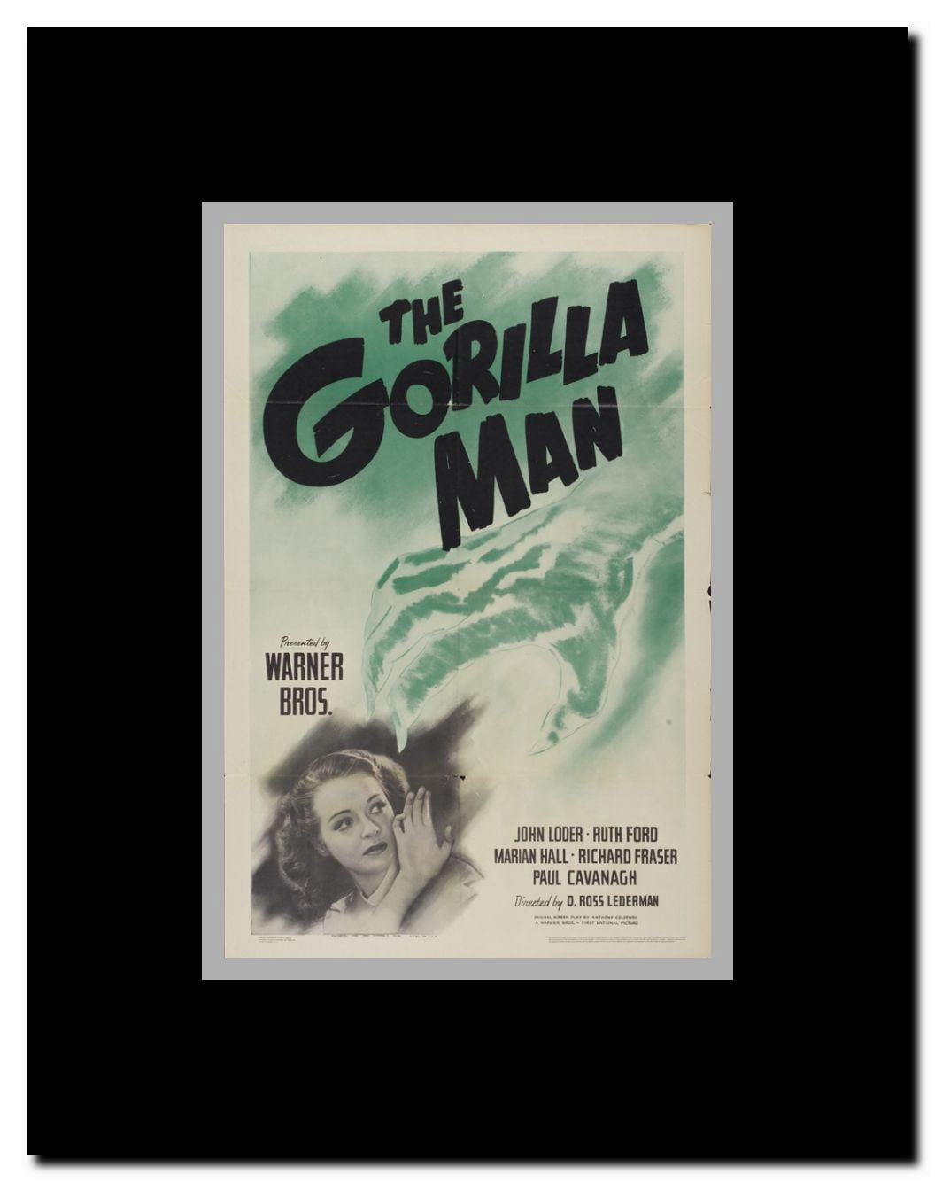 The Gorilla Man Framed Movie Poster