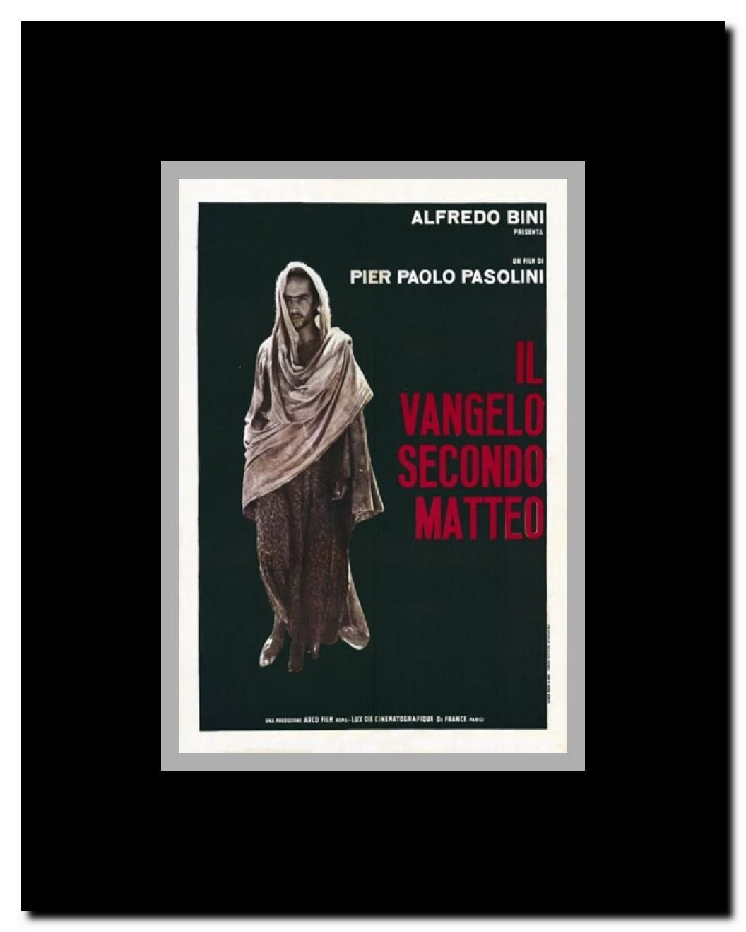 The Gospel According to St. Matthew Framed Movie Poster