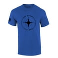 thumbnail image 1 of The Gospel Is Global Compass Cross Bible Scripture Mens Christian Tshirt Jesus Short Sleeve T-shirt Graphic Tee-Heather Royal-xxxl, 1 of 4