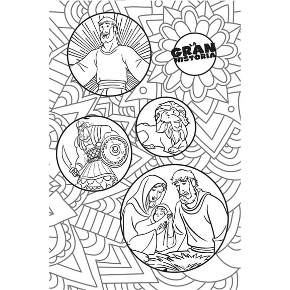 Pre-Owned The Gospel Project (TGP): NTV La Gran Historia: Biblia Interactiva, blanco en tela para colorear (Hardcover)