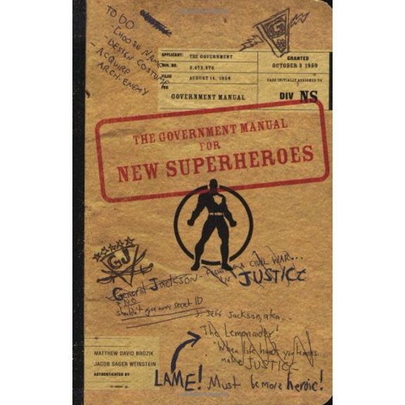 Pre-Owned The Government Manual for New Superheroes (Paperback) 0740754629 9780740754623