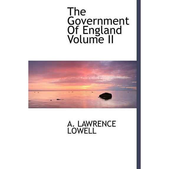 The Government of England Volume II (Hardcover)