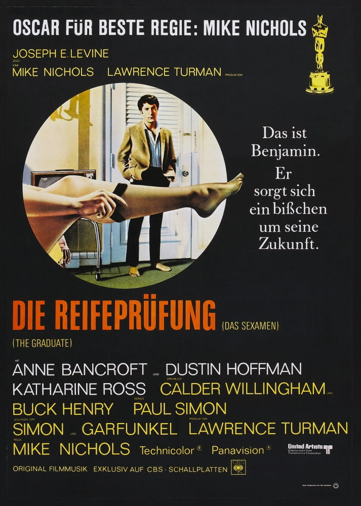 The Graduate (Die Reifeprufung) Canvas Art - (24 x 36)