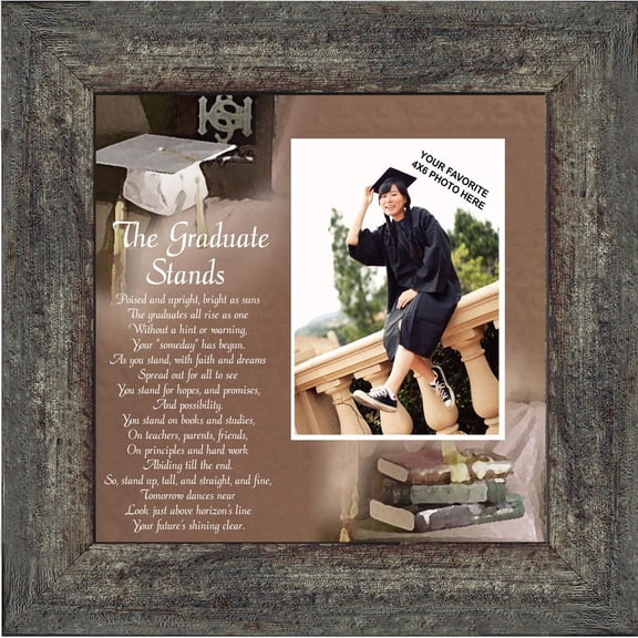 The Graduate Stands, Graduation Gifts, College Graduation Frame, 10X10 6770