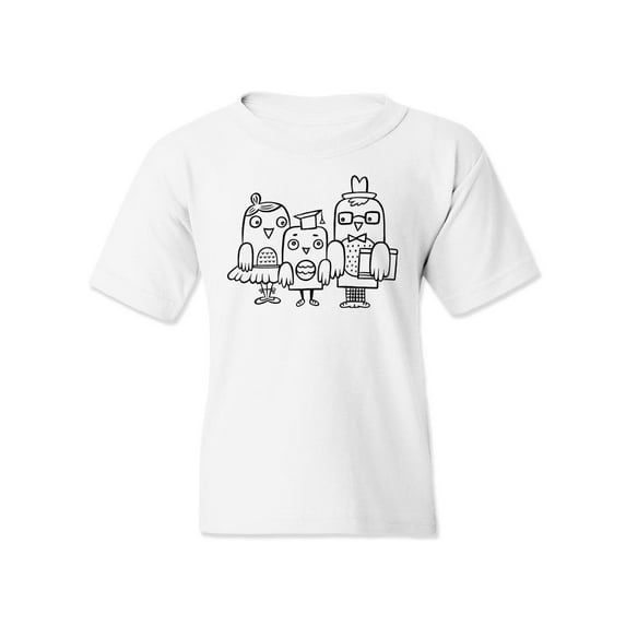 The Graduation Of An Owl T-Shirt Juniors -Image by Shutterstock, Large