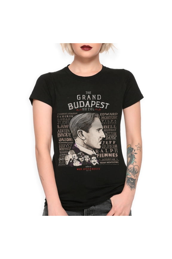 The Grand Budapest Hotel Art T-Shirt / Men's Women's Sizes / 100% Cotton Tee (GRA-451387)
