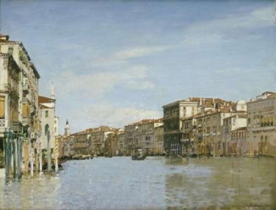The Grand Canal Venice Canvas Art - Alberto Pasini (22 x 28)