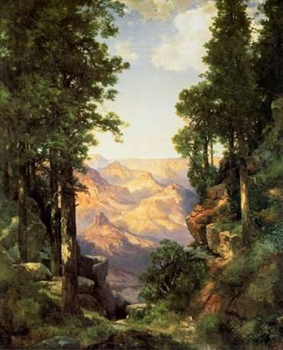 The Grand Canyon 1919 Canvas Art - Thomas Moran (20 x 24)