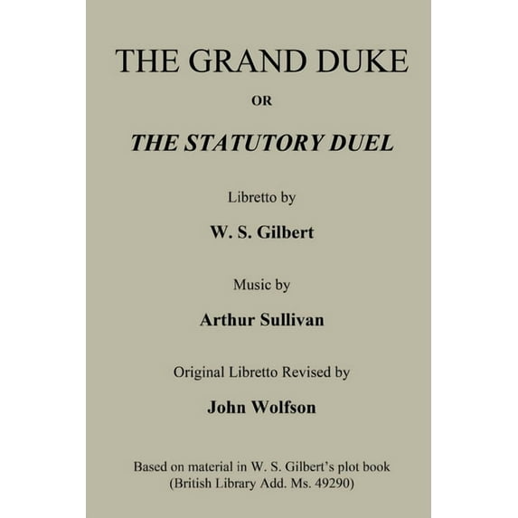 The Grand Duke, (Paperback)