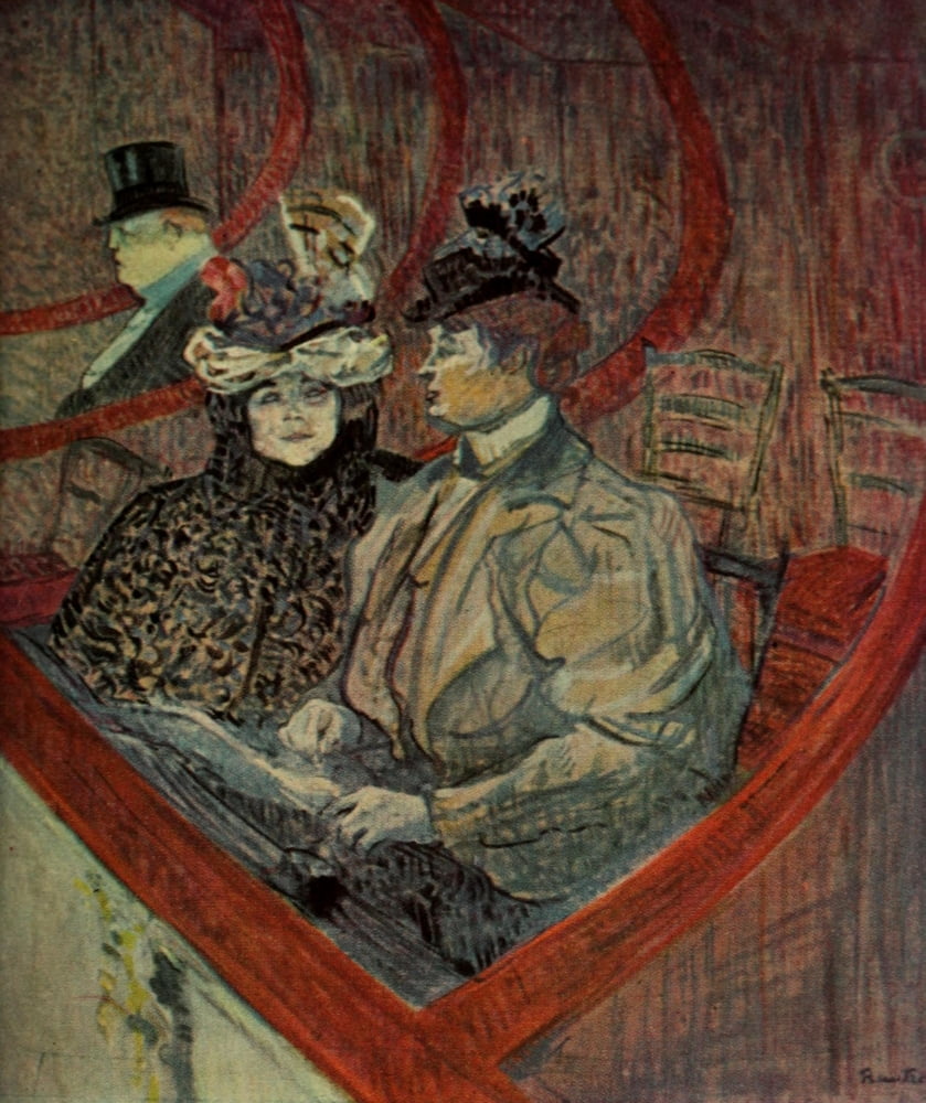 The Grand Loge Canvas Art - Henri de Toulouse-Lautrec (18 x 24)