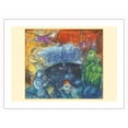 thumbnail image 1 of The Grand Parade - From an Original Color Painting by Marc Chagall - Bamboo Fine Art 290gsm Paper Print (Unframed) 18x24in, 1 of 4