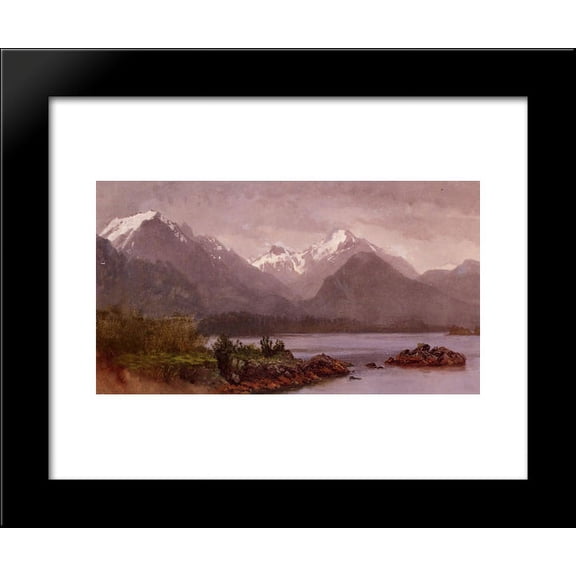 The Grand Tetons, Wyoming 20x24 Framed Art Print by Bierstadt, Albert