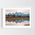 thumbnail image 1 of The Grand Tetons - Wyoming Photography White Framed Wall Art Print 24 x 36 inches, 1 of 3