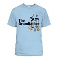 The Grandfather - Black font, multi color design, Front placement ...