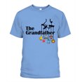 The Grandfather - Black font, multi color design, Front placement ...
