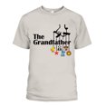 The Grandfather - Black font, multi color design, Front placement ...