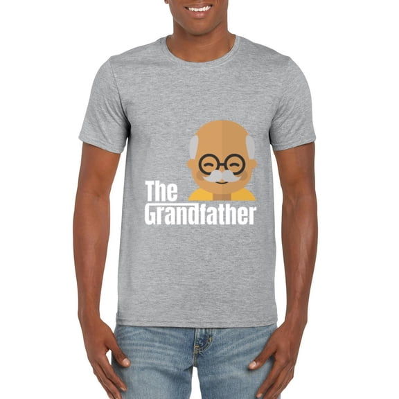 The Grandfather Funny Fathers Day Celebration Gift Love T-Shirt, for men & women, up to size 5XL
