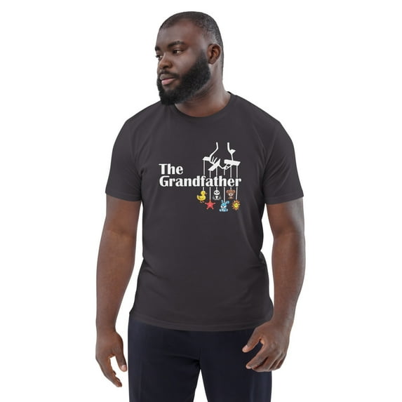 The Grandfather Men's organic cotton t-shirt (Anthracite, M)