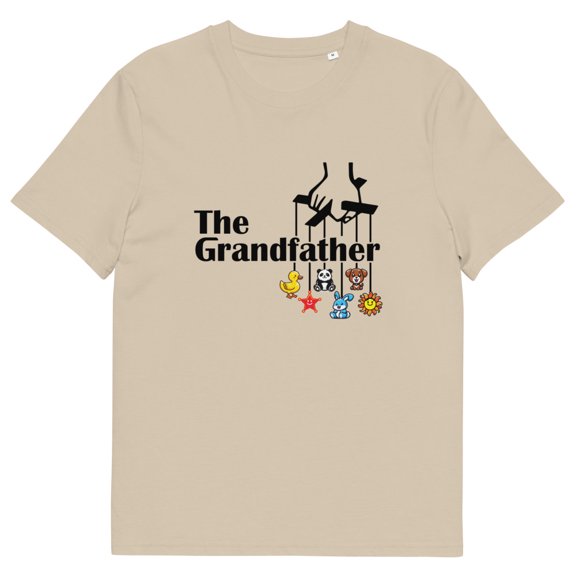 The Grandfather Men's organic cotton t-shirt (Desert Dust, M)