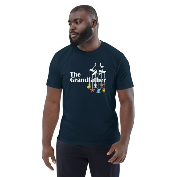 The Grandfather Men's organic cotton t-shirt (French Navy, M)