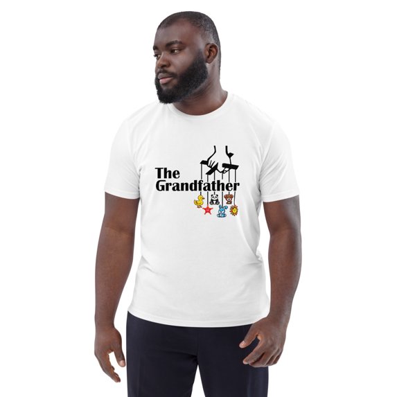 The Grandfather Men's organic cotton t-shirt (White, L)
