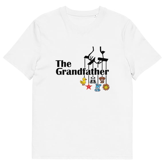 The Grandfather Men's organic cotton t-shirt (White, M)