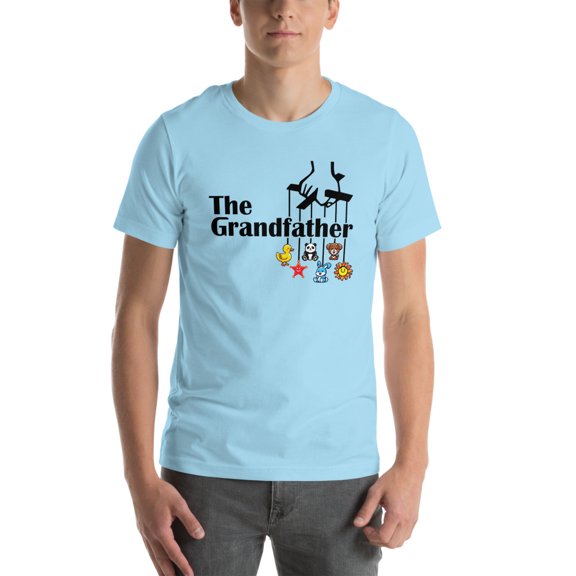 The Grandfather- Men's  t-shirt (Ocean Blue, S)