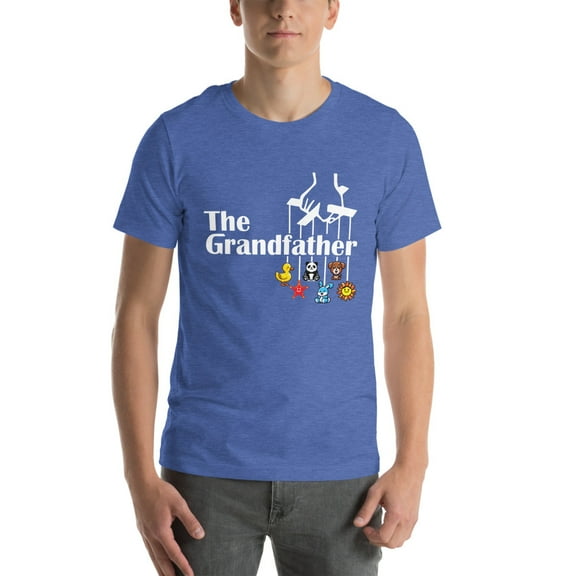 The Grandfather Men's t-shirt True Royal Blue Heather , Size Small