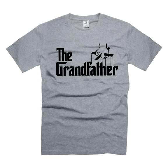 The Grandfather Shirt Father's Day Gift For Grandfather Cool Grandpa Shirt Papa Shirt (Medium Grey)