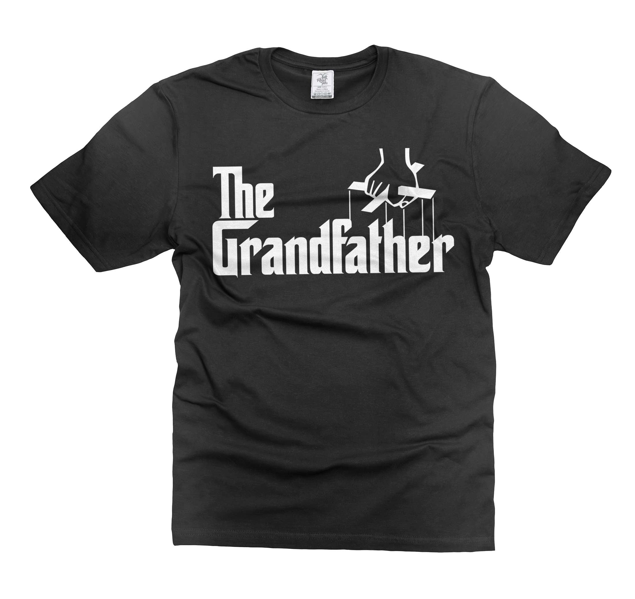 The Grandfather Shirt Father's Day Gift For Grandfather Cool Grandpa Shirt Papa Shirt (XX-Large Black)
