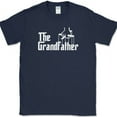 thumbnail image 1 of The Grandfather T-Shirt Funny Movie Family Fathers Day Novelty Tee - Navy, 4XL, 1 of 1