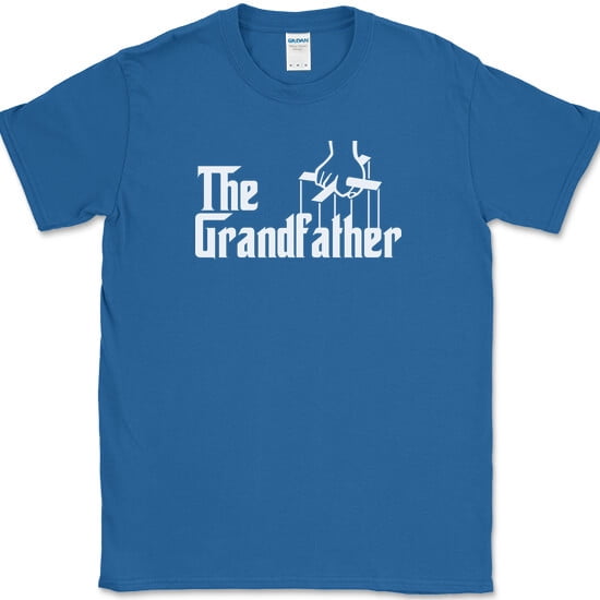 The Grandfather T-Shirt Funny Movie Family Fathers Day Novelty Tee - Royal Blue, L