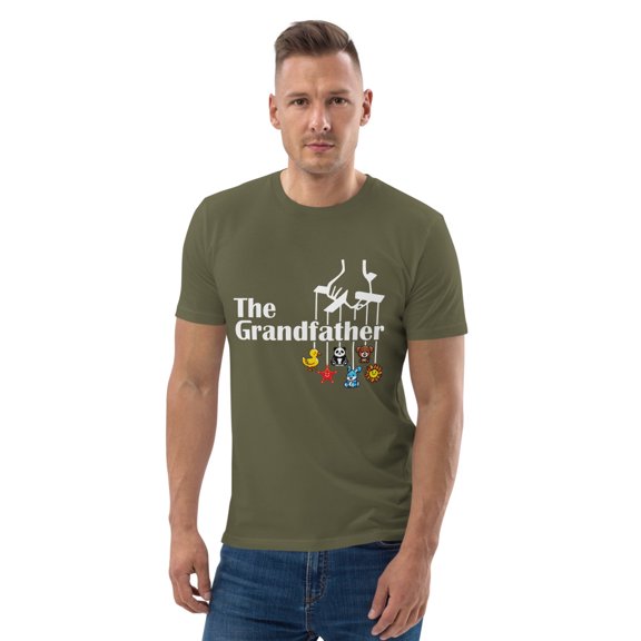 The Grandfather organic Men's cotton t-shirt (Khaki, L)