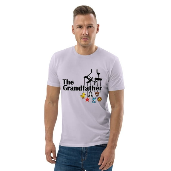 The Grandfather organic Men's cotton t-shirt (Lavender)