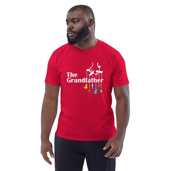 The Grandfather organic Men's cotton t-shirt (Red)
