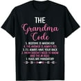 thumbnail image 1 of The Grandma Code Granny Grandmother Grandparent T-Shirt, 1 of 7