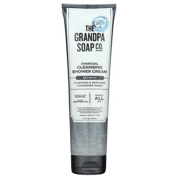 The Grandpa Soap Company Charcoal Body wash,9.5 oz.