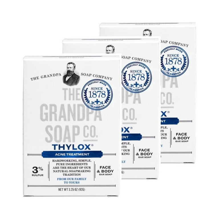 The Grandpa Soap Company Thylox Acne Treatment Bar Soap - 3.25 Oz