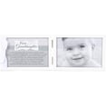thumbnail image 1 of The Grandparent Gift Company- 4 x 6 Double Hinged Table or Shelf Frame- First Granddaughter - Baby Reveal or Baby Shower, 1 of 7