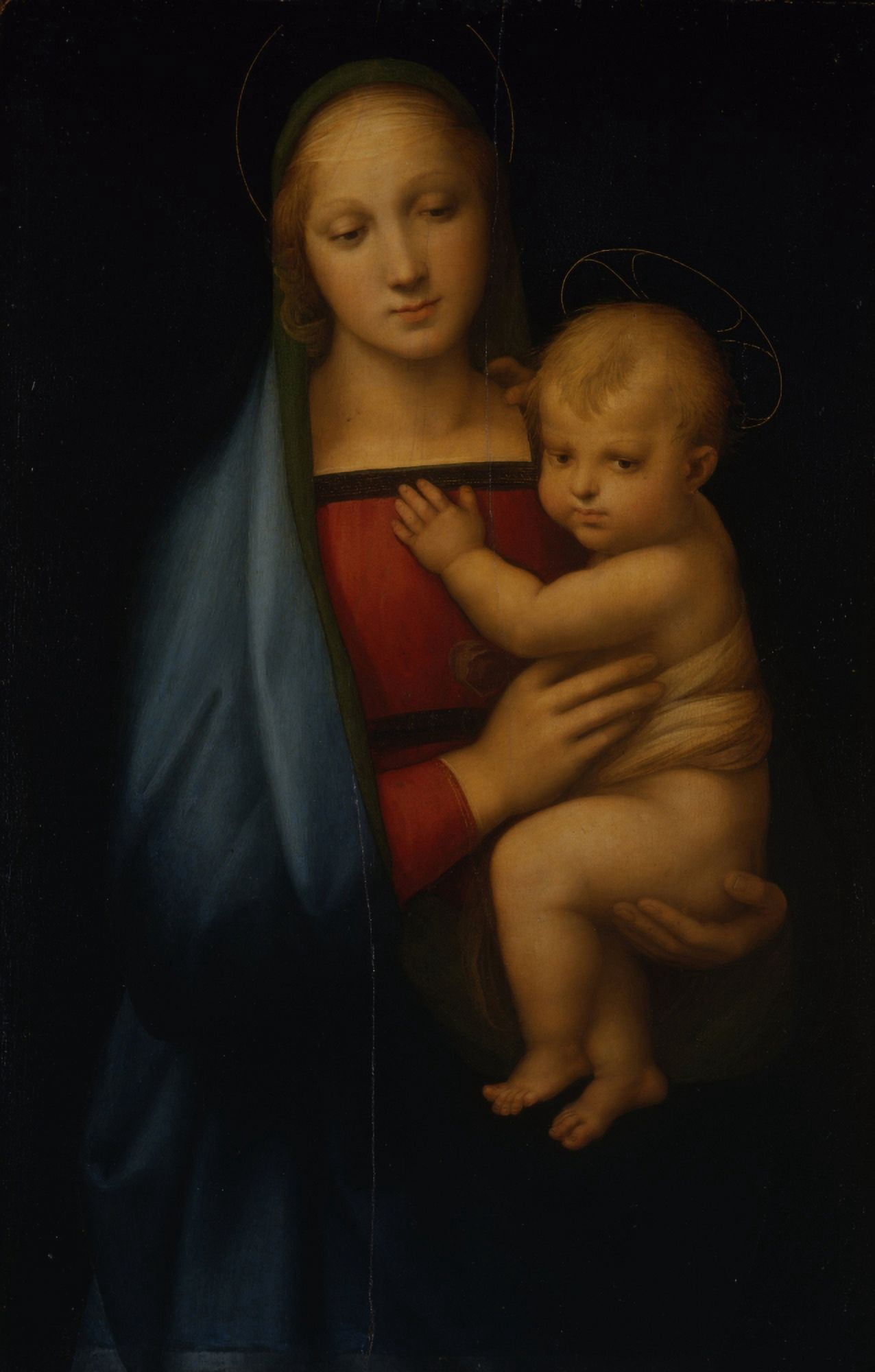 The Granduca Madonna Canvas Art - (24 x 36)