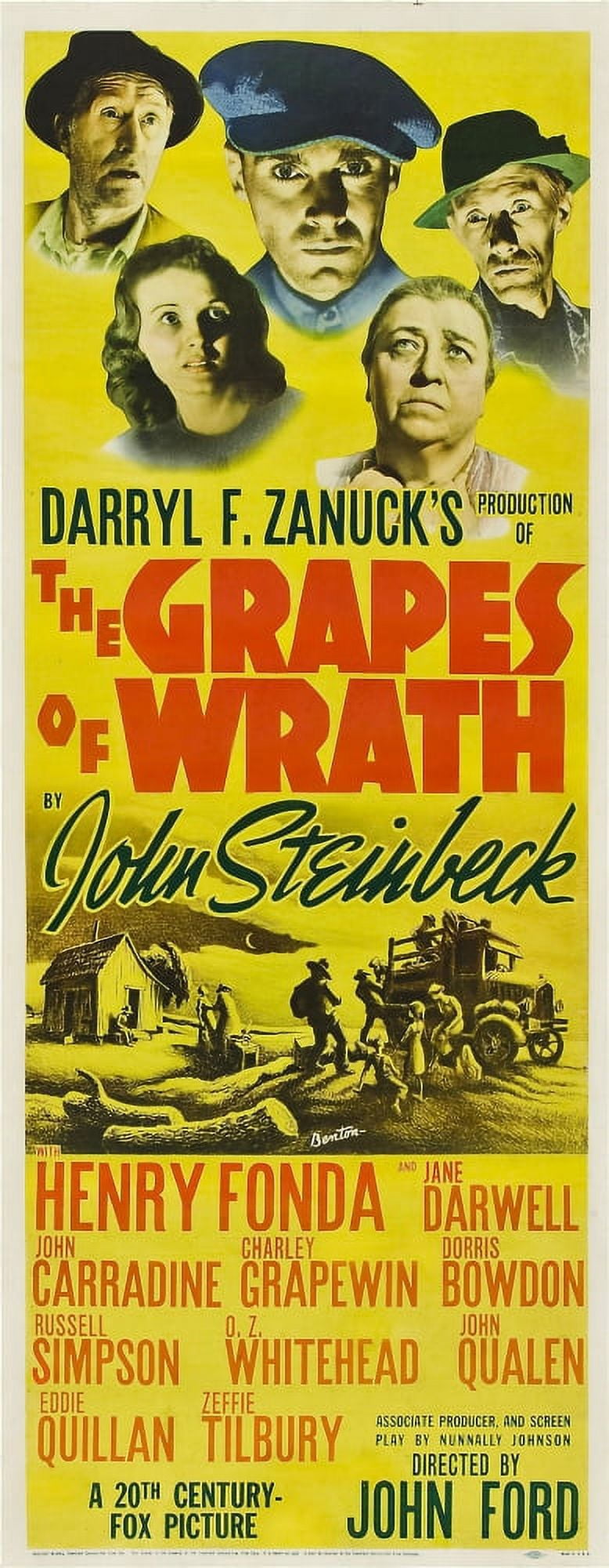 The Grapes Of Wrath Canvas Art -  (11 x 17)