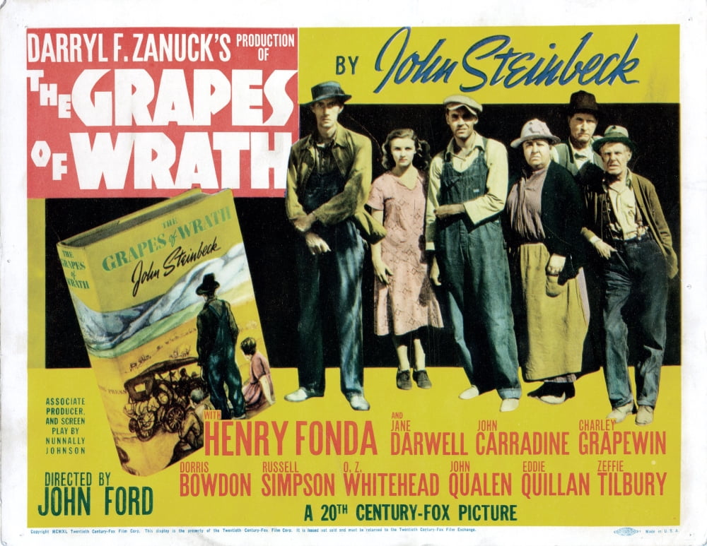 The Grapes Of Wrath U Canvas Art - (28 x 22)