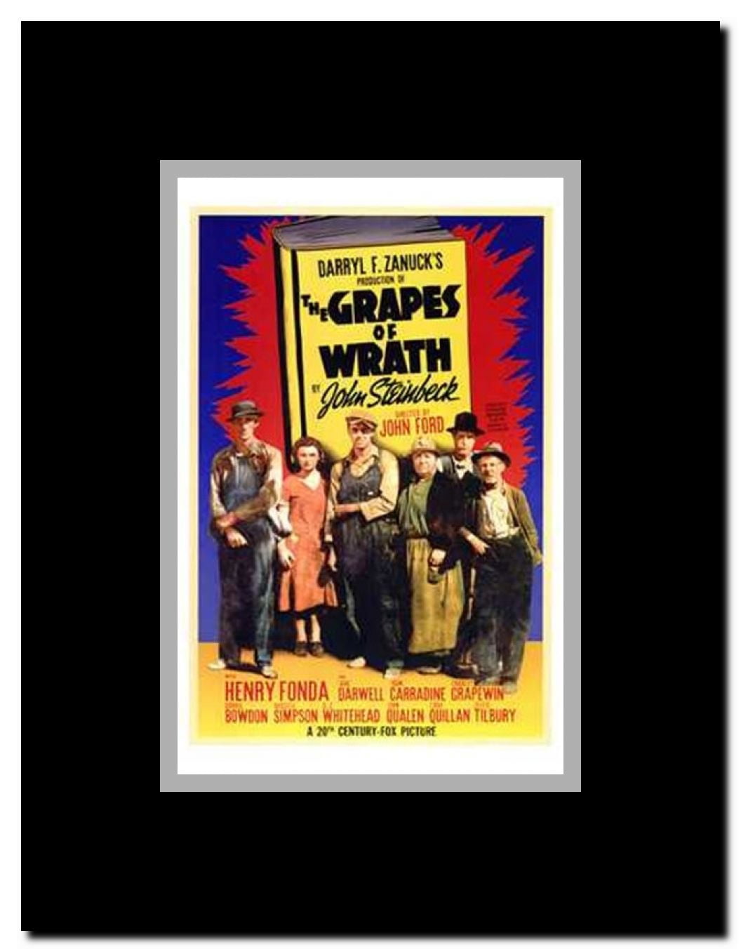 The Grapes of Wrath Framed Movie Poster
