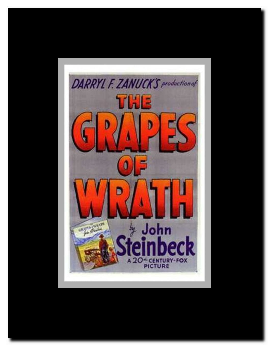 The Grapes of Wrath Framed Movie Poster