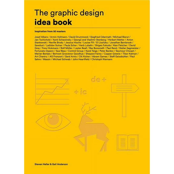 The Graphic Design Idea Book: Inspiration from 50 Masters, (Paperback)