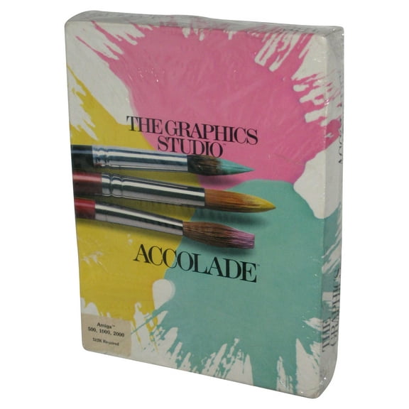 The Graphics Studio Accolade Commodore Amiga 500, 1000, 2000 Vintage Game