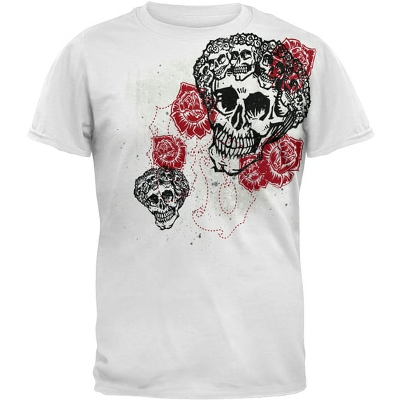 The Grateful Dead Men's Skull Crown Short Sleeve T Shirt
