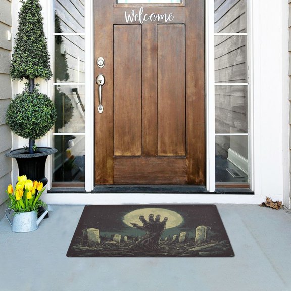 The Graveyard Of Horrors Highly Absorbent Polyester Doormat Anti-slip Anti-fouling Indoor Outdoor Entrance Welcome Mat 3220in.