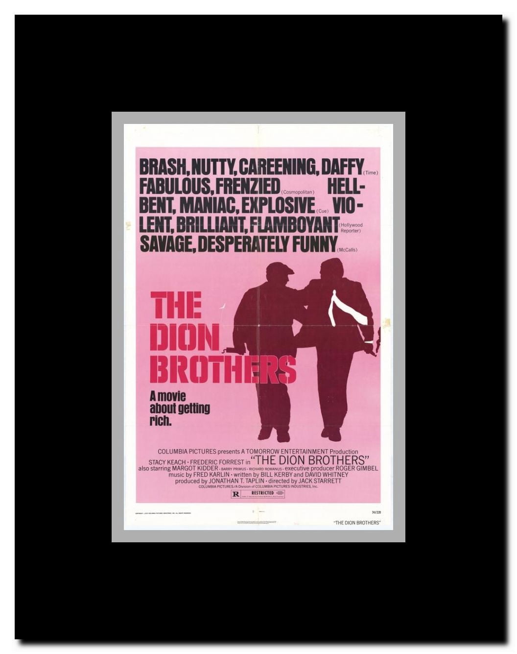 The Gravy Train Framed Movie Poster